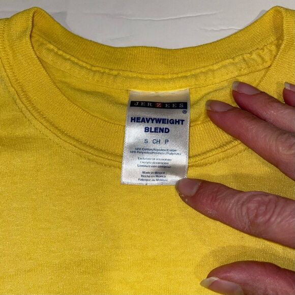 Vintage yellow lifeguard water park T-shirt summer pool party 🎉 - Picture 5 of 7